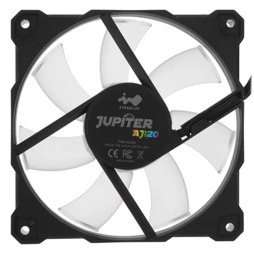 CASE FAN INWIN IW- Jupiter AJ120 fan + RGB module (Triple pack) [6139244] (8314) фото 2