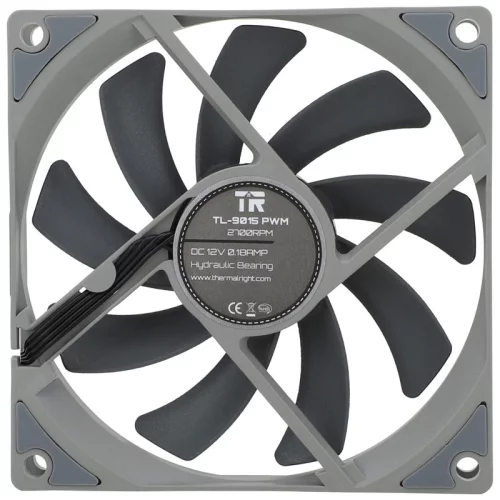 Вентилятор для корпуса Thermalright TL-9015 92х92x15 серый 4-pin 22.4дБ Ret