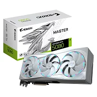 Видеокарта Gigabyte RTX5080 MASTER ICE 16GB GDDR7 256bit 3xDP HDMI 3FAN RTL (GV-N5080AORUSM ICE-16GD)