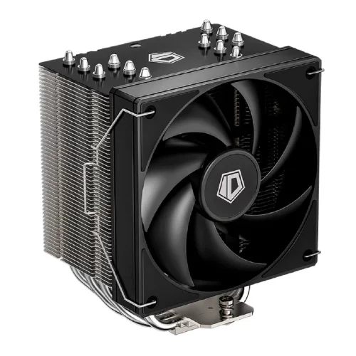 Кулер для процессора ID-COOLING SE-610-XT BASIC LGA1851/1700/1200/115X/AM5/AM4 (10шт/кор, TDP 250W, PWM, черный, 6 тепл.трубок + медная база, FAN 120mm) RET
