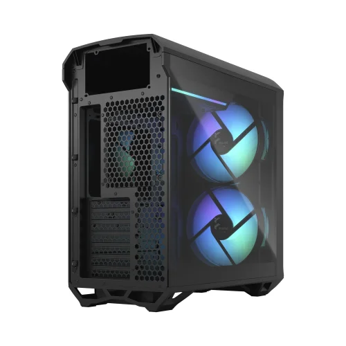Корпус ПК без блока питания/ Case Fractal Design Torrent Compact RGB TG Light Tint, Midi-Tower, 2x180mm RGB, 2xUSB-A 3.2 + 1xUSB 3.2 Type-C E-ATX, SSI-CEB, ATX, mATX, mITX Black (FD-C-TOR1C-02) фото 4
