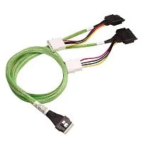 Кабель ACD-60005-ZC Slimline SASx8 (SFF8654) -to- 2x U.2 Direct, 1M, (аналог Broadcom 05-60005-00) {80} (ACD-60005-ZC (P4418DN10990-1))