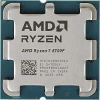 Процессор AMD RYZEN 7 8700F OEM (Phoenix, 4nm, C8/ T16, Base 4,10GHz, Turbo 5,00GHz, without graphics, L3 16Mb, TDP 65W, SAM5) (100-000001590)