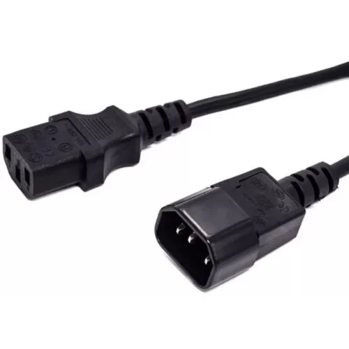 Кабель питания Filum FL-PC16-C13-C14-1.8M С13- C14, 3х1 мм?, 220В, 10A, чёрный, 1.8 м.[FL-PC16-C13-C14-1.8M]
