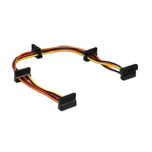 Кабель Cablexpert Кабель питания SATA Cablexpert CC-SATAMF-03 4x15pin(M)/ 15pin(F), 40см (095563)