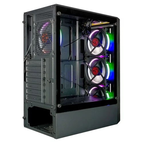Ginzzu CL325 ATX FAN 4*RR4 FRGB передняя панель Стекло фото 3