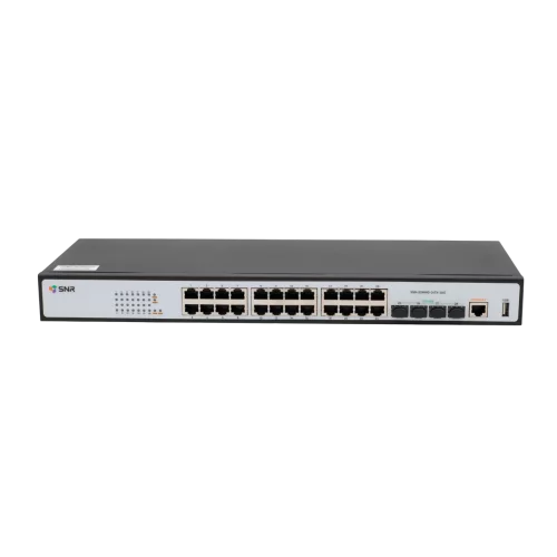 Коммутатор SNR SNR-S2989G-24TX-2AC (L2) управляемый