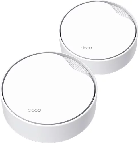 Бесшовный Mesh роутер TP-Link Deco X50-PoE(2-pack) AX3000 1000/ 2500BASE-T белый (упак.:2шт)