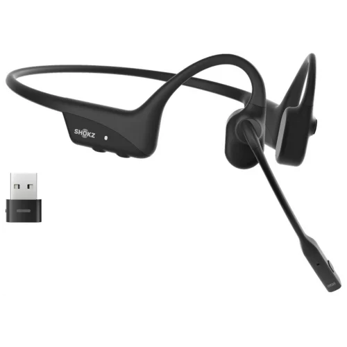 Гарнитура SHOKZ OpenComm2 UC 2025 Upgrade (With USB-C)(PN: C120-AC-BK)