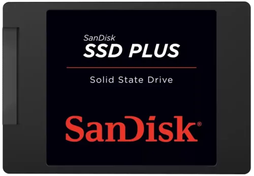 Твердотельный накопитель SanDisk SSD PLUS 2,5” SATA 250Gb, SDSSDA-250G-G28, 1 year