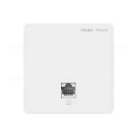 Ruijie Reyee AC1300 Dual Band Wall Access Point, 867Mbps at 5GHz + 400Mbps at 2.4GHz, 2 10/100base-t Ethernet port include 1 uplink port ,Internal Antennas,support 802.11a/b/g/n/ac Wave1/Wave2 (RG-RAP1200(F))