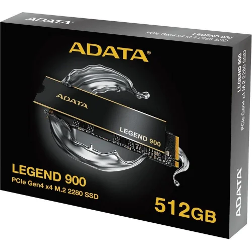 Накопитель ADATA SSD LEGEND 900, 512GB (SLEG-900-512GCS) Накопитель ADATA SSD LEGEND 900, 512GB, M.2(22x80mm), NVMe 1.4, PCIe 4.0 x4, 3D NAND, R/ W 6200/ 2300MB/ s, IOPs н.д./ н.д., TBW 130, DWPD 0.14, with Heat Sink (5 лет) (SLEG-900-512GCS) фото 7