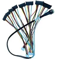 Кабель DiliVing DL-8654-SAS29 Slimline SASx8 (SFF8654) -to- 8x SAS29 , 100CM