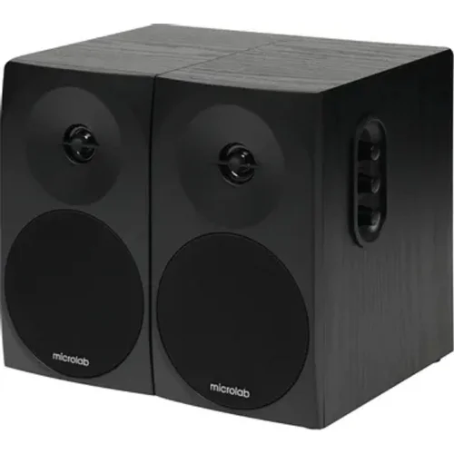 MICROLAB B70 черный {20 Вт, Распределение: 1,5 Вт x 2 RMS, Гармонические искажения: 10 %, 1 Вт на 1 кГц, Диапазон частот: 100 Гц - 18 кГц, Отношение сигнал/ (B70#NTL)