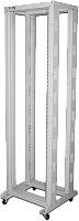 Стойка двухрамная 47U, 600x1000, серая (TWT-RACK2-47U-6X10)