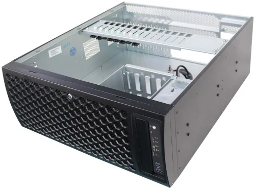 Серверный корпус/ Server case FL-T4U435, 4U/Tower, ATX, w/o psu, (support ATX or CRPS), 1x2,5 ext, 4x3,5 int, 2xUSB 3.0,3x9025mm fan, 8xFH PCIe expansion slots фото 7