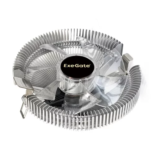 Exegate EX286147RUS Кулер ExeGate Wizard EE91-RED (Al, LGA775/ 1150/ 1151/ 1155/ 1156/ 1200/ 1700/ AM2/ AM2+/ AM3/ AM3+/ AM4/ FM1/ FM2/ 754/ 939/ 940, TDP 75W, Fan 90mm, 2200RPM, Hydro bearing, 3pin, 22db, 215г,