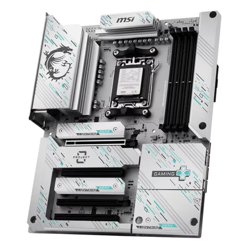 Материнская плата MSI B850 GAMING PLUS WIFI PZ B850, AM5, 4*DDR5, 4*PCIEx16, 3*M.2, 3*TypeC, 1*USB3.2Gen2, 5*USB3.2Gen1, 8*USB2.0, 4*SATA3.0, 5G, DP, ATX, RTL фото 3