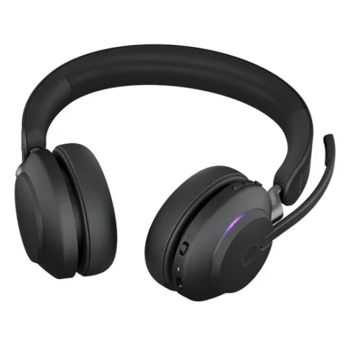 Гарнитура беспроводная/ Jabra Evolve2 65, Link380a MS Stereo Stand Black (26599-999-989) фото 4