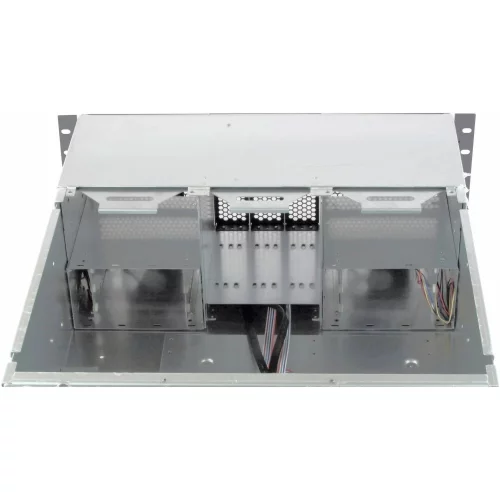 Procase RE411-D7H6-FE-65 Корпус 4U server case,7x5.25+6HDD,черный,без блока питания,глубина 650мм,MB EATX 12x13,панель вентиляторов 3х120 фото 2