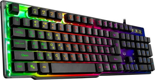 Игровая клавиатура KB-G8500 (104 кл, 12 Fn функций, прозрач. корп.,подсв, мет. основание ) (SV-019709) фото 5