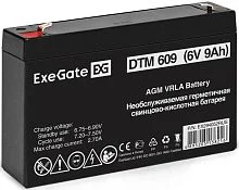 Exegate EX294052RUS Аккумуляторная батарея ExeGate DTM 609 (6V 9Ah, клеммы F1)