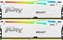 Память DDR5 2x32GB 5200MHz Kingston KF552C40BWAK2-64 Fury Beast RGB RTL Gaming PC5-41600 CL40 DIMM 288-pin 1.25В single rank с радиатором Ret