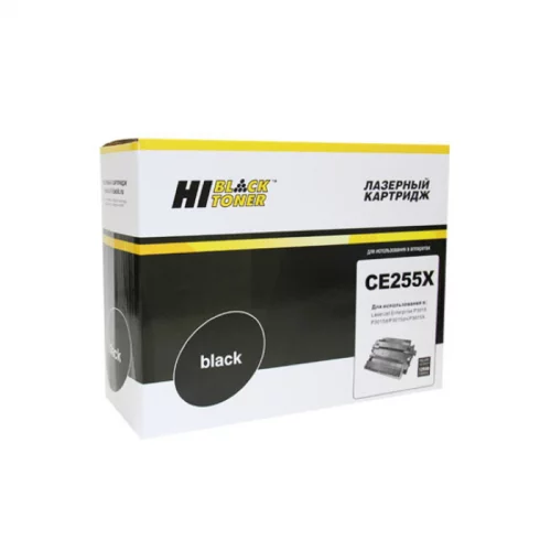 Картридж Hi-Black HB-CE255X, черный, 12500 страниц, с чипом, для HP LJ P3015 (9915313102)