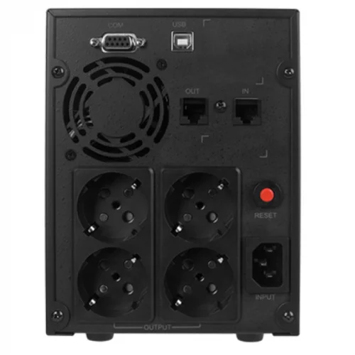 Источник бесперебойного питания CyberPower VALUE 2200ELCD, Line-Interactive, 2200VA/ 1320W, USB&Serial, RJ11/ RJ45, 4 Schuko, Black фото 3