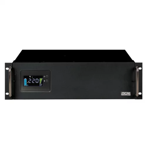 Источник бесперебойного питания Powercom King Pro RM KIN-1200AP LCD 960Вт 1200ВА черный/ UPS Powercom King Pro RM KIN-1200AP LCD 960W 1200Va black