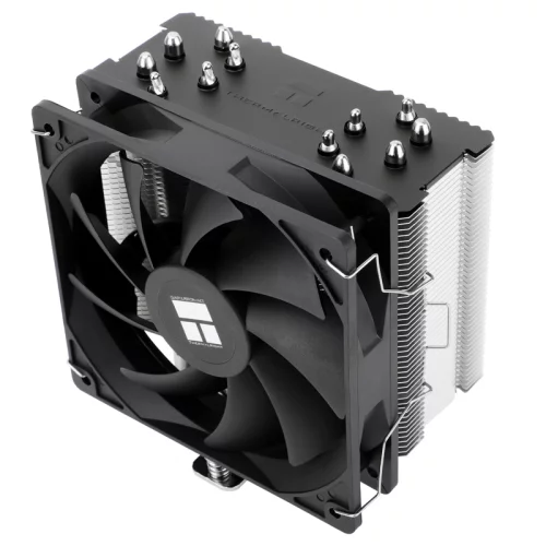 Кулер для процессора/ CPU Cooler Thermalright Burst Assassin 120 SE (4-pin PWM, 148mm, Al/ Cu, 6x6mm, 1x120mm, 66.17CFM, 25.6dBA, 1550RPM, S: 1851/ 1700/ 1200/ 115X, AM5/ AM4, silver, black) (BA120-SE)