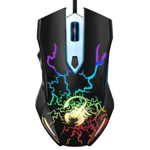 Мышь игровая Genius Scorpion Spear проводная, черный, RGB, 2000dpi, USB (31040002400)