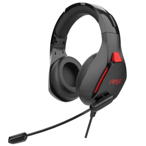 Гарнитура компьютерная игровая HIPER HGS-LR1 Black, Wired, stereo 2.0, 50мм, mini-jack 3.5мм, cable 2m