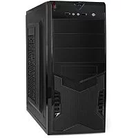 Exegate EX261451RUS Корпус Miditower CP-601 Black, ATX, , 2*USB, Audio