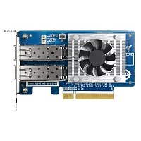 Сетевая карта/ QNAP QXG-25G2SF-CX6 Dual Port 25 GbE SFP28 PCIe Gen4 x8 NIC
