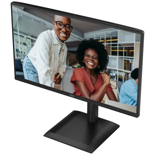 Монитор AOC 24E4U 23.8 1920x1080, IPS, 200Hz, 80M:1, 300cd, 4 ms, HDMI 1.4, DisplayPort 1.2, 4*USB, Speakers, Height adj 150, pivot, VESA 100, 3Y, Black фото 5