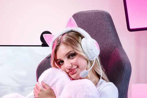 Гарнитура Razer Kraken Kitty V2 - White Headset/ Razer Kraken Kitty V2 White Headset (RZ04-04730600-R3M1) фото 7