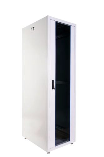 ЦМО Шкаф телекоммуникационный напольный ЭКОНОМ 42U (600 x 800) дверь перфорированная 2 шт., цвет черный [ШТК-Э-42.6.8-44АА-9005]