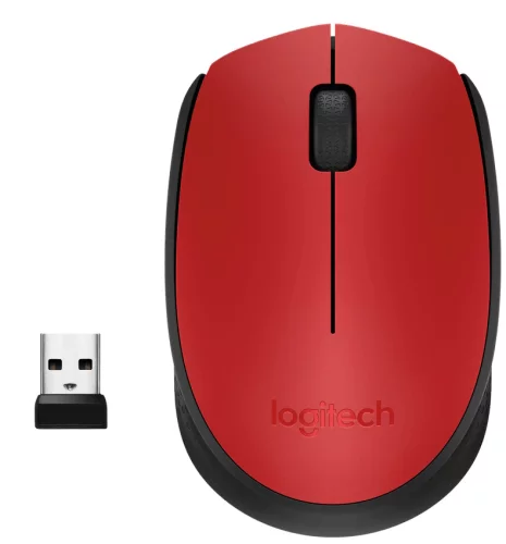 Мышь беспроводная Logitech M171, 910-004645 (910-004645) Мышь/ Logitech Wireless Mouse M171 Red (910-004645)