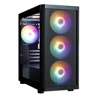 корпус ZALMAN M4 SE, MATX, BLACK, WINDOW, 1xCombo (3.5" or 2.5"), 1x3.5", 2x2.5", 2xUSB2.0,1xUSB3.0, FRONT 3x120mm FRGB, TOP 2x120mm FRGB, REAR 1x120mm FRGB (M4 SE BLACK)