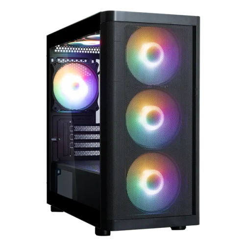 корпус ZALMAN M4 SE, MATX, BLACK, WINDOW, 1xCombo (3.5 or 2.5), 1x3.5, 2x2.5, 2xUSB2.0,1xUSB3.0, FRONT 3x120mm FRGB, TOP 2x120mm FRGB, REAR 1x120mm FRGB (M4 SE BLACK)