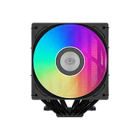 Кулер для процессора/ CPU Cooler PCCooler RT620 ARGB BK (250W, 4-pin PWM, 157mm, Al/Cu, 6x6mm, 2x120mm, 73.32CFM, 34.9dBA, 2200RPM, S: 1851/1700/1200/115X, AM5/AM4, black)