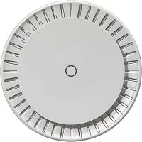 Точка доступа/ cAP ax Ceiling access point, 2x Gigabit LAN ports, PoE-IN (802.3af/at) & PoE-OUT (Passive PoE up to 57V), Antennas: 2.4 GHz: 2? 6 dBi and 5 GHz: 2? 5.5 dBi, Wireless Standards: IEEE 802.11 a/b/g/n/ac/ax, Si (CAPGI-5HAXD2HAXD)