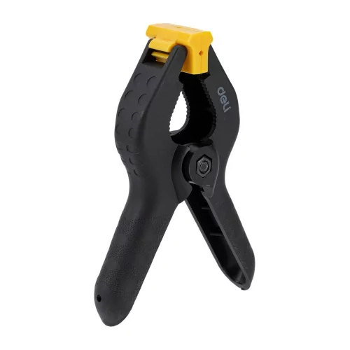 Струбцина-зажим пружинная Deli DL110006 длина 150мм, макс.диаметр зажима 50мм, макс.усилие зажима 140N