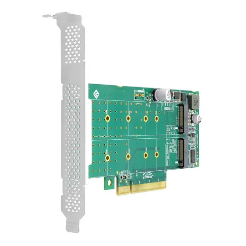 Адаптер для SSD/ PCIe x8 to 2-Port M.2 NVMe Adapter (LRNV95N8)