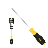 Крестовая отвертка Deli DL636150N PH2x150мм сталь Cr-V, двухкомпонентная прорезиненная рукоять