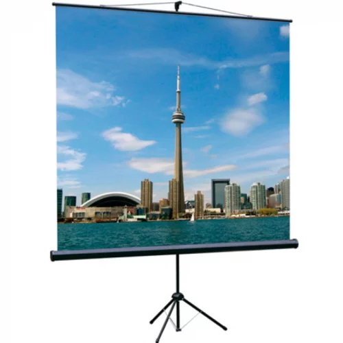 Экран на штативе Lumien Eco View 1:1 150 х 150 см, рабочая область 150 х 150 см, Matte White, черный (LEV-100101)