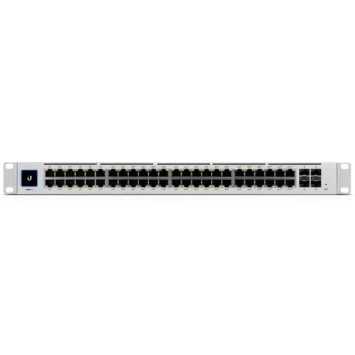 Коммутатор/ 48-port, Layer 3 switch supporting 10G SFP+ connections with fanless cooling (USW-PRO-48-EU) фото 2