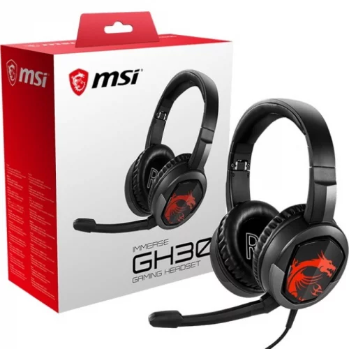 Гарнитура MSI Immerse GH30 Wired, 1.5 m, Black (S37-2101000-SV1) фото 4