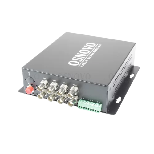 Приёмники и передатчики по оптоволокну OSNOVO TA-H82-15F Оптический передатчик 8 каналов видео HDCVI/HDTVI/AHD/CVBS и 1 канала управления (RS485) по одномодовому оптоволокну до 20км. Максимальное разрешение 2560x1920. Рабочие длины волн CW